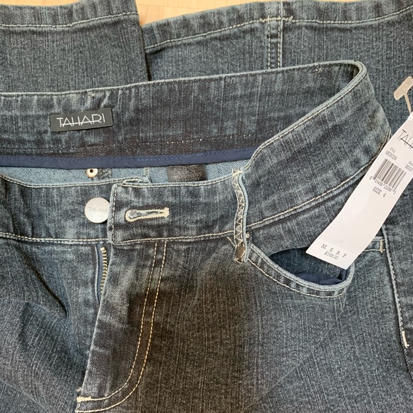 NWT Tahari Denim Two Piece Pants Suit! - Picture 4 of 5